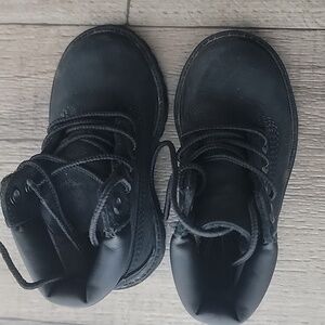 Timberland Black Kids Boots Size 6 TODDLER